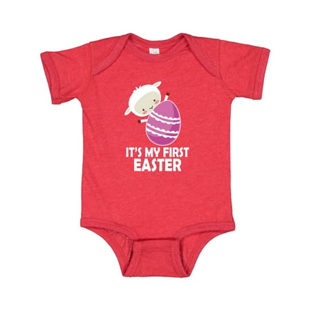 

Inktastic Babys First Easter Outfit Girl Gift Baby Girl Bodysuit