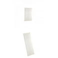 thumbnail image 1 of 2 Cortinas Blancas para Puertas Francesas, Cortinas para Tratamiento de Ventanas, Paneles para Cocina, Dormitorio Soledad Panel de cortinas de puertas francesas, 1 of 10