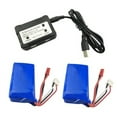 thumbnail image 1 of RYRDWP Clearance 2PCS 7.4V 1100mAh LiPo Batteries – High-Performance Rechargeable Lithium Polymer Power for RC Cars, Drones & Remote Devices, 1 of 4