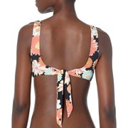 Roxy Women's Standard Beach Classics Bralette Bikini Top, Anthracite Boogie CHILLEN, S