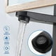 thumbnail image 4 of Mezclador de lavabo negro monomando de acero inoxidable agua fría y caliente con mangueras incluidas grifo de baño negro grifo de lavabo negro grifo monomando de baño negro grifo de baño negro JM, 4 of 5