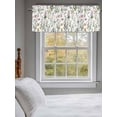 thumbnail image 3 of Spring Summer Floral Curtain Valances for Windows, Farmhouse Botanical Butterflies Kitchen Valance Window Treatment, Light Filtering Block Curtains for Bathroom/Bedroom/Living Room 54'' x 18'', 3 of 9