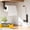 Black, variant on Propuri Paper Towel Holder Under Cabinet, Self Adhesive & Drill Wall Mount, One Hand Tear for Kitchen Bathroom RV,Black