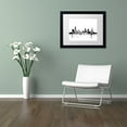 thumbnail image 4 of Trademark Fine Art "Grand Rapids MI Skyline B&W" Canvas Art by Michael Tompsett, White Matte, Black Frame, 4 of 4