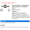 thumbnail image 2 of Power Steering Filter - Compatible with 1967 - 2002, 2010 - 2015 Chevy Camaro 1968 1969 1970 1971 1972 1973 1974 1975 1976 1977 1978 1979 1980 1981 1982 1983 1984 1985 1986 1987 1988 1989 1990, 2 of 2