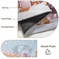 thumbnail image 6 of Area Rug for Living Room, Pink Blue Christmas Non-Slip Indoor Large Carpet for Bedroom/Dining Room, Xmas Farmhouse Snowflake Tree Cute Washable Low-Profile Rectangle Floor Runner Rugs - 5 x 8 Ft, 6 of 7