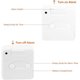 thumbnail image 4 of Silent Analog Alarm Clock, Small Quiet Travel Alarm Clock with Snooze and Light, Quartz Analog Alarm Clocks for Bedroom Office, 4 of 4