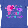 thumbnail image 4 of Inktastic My Nana Loves Me- Cute Elephants Boys or Girls Toddler T-Shirt, 4 of 5