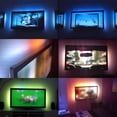 thumbnail image 4 of Mistaha DC5V 6W 0.5M 30 LEDs Bande Lumineuse RGB avec Télécommande Alimentée par USB Luminosité Réglable Dimmable 16 Couleurs Changeantes Multicolores Flash/ Stroboscopique/dégradé/ Lisse 4 Modes IP65 Eau, 4 of 8