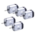 thumbnail image 1 of 5 Pieces 6V 130 Motor DC 130 Motor DC Motor Small Motor for DIY Model Car Aircraft Boat, 1 of 8
