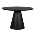 thumbnail image 5 of Harper & Bright Designs Black Round Dining Table, Modern Wood Kitchen Table for Dining Room and Living Room, 5 of 7