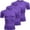 Purple, variant on Abcnature Men's Compression Shirt Short Sleeve Quick Dry Fitted Athletic T-Shirt for Gym Running Training