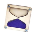 thumbnail image 2 of Milaget Wooden Hourglass Busy Board Accessory Practical Skills Teaching Props for Travel Violet, 2 of 7