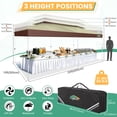 thumbnail image 2 of SANOPY 10 x 20 ft Pop up Gazebo with Ventilated Double Roof and Mosquito Net, Outdoor Patio Shelter Canopy for Patios, Backyard, Garden and Beach, Brown, 2 of 6