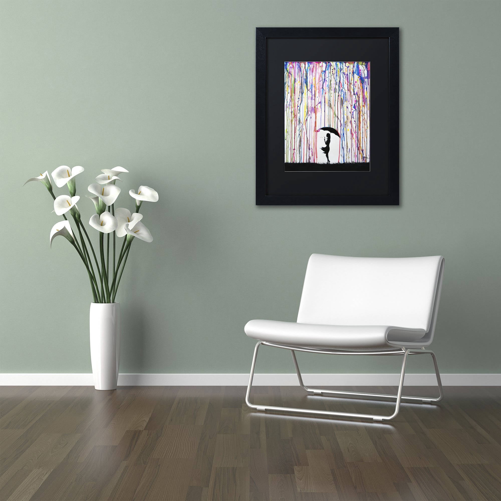 Trademark Fine Art 'Persephone' Canvas Art by Marc Allante, Black Matte, Black Frame