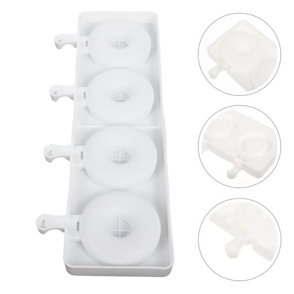 OULII Ice-Cream Silicone Mould Donut Shape 35.00X13.00X2.00Cm 14.2X5.1X0.8In 1Pack