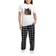 thumbnail image 5 of CafePress - Lovely Chinchilla Women's Light Pajamas - Women's Short Sleeve Print T-Shirt and Pants Light Cotton Pajama Set, 5 of 7