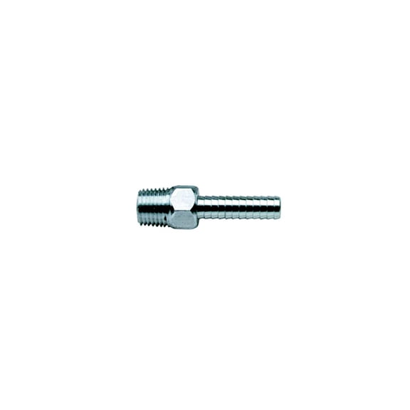 1/4 NPT X 3/8' ALUM BRB M THRD