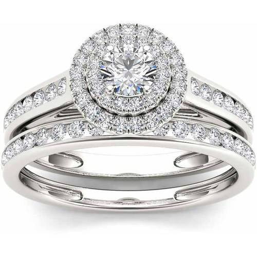 4 carat diamond wedding ring set