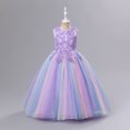 thumbnail image 3 of Vestido de niña Vestido de princesa infantil Vestido de novia Actuación de piano Pasarela Vestido de niña de las flores de un año, 3 of 5