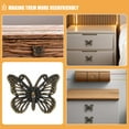 thumbnail image 6 of 12 Pcs Butterfly Cabinet Knobs Vintage Brass Butterfly Shape Knobs Single Hole Pulls Handles Decorative Dresser Drawer Knobs For Drawer Cupboards Closet Wardrobe, 6 of 6