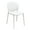White, variant on Midcentury Plastic Side Chair in Blue (Set of 4)