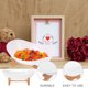 thumbnail image 2 of GOOHOCHY 1 juego de hermosos platos ovalados de plástico para frutas, postres, aperitivos y dulces., 2 of 8