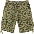 thumbnail image 1 of Ecko Unltd. Pantalones cortos cargo informales con inyección de camuflaje caqui para hombre, marrón, 36 Ecko Unltd. Carga, 1 of 2