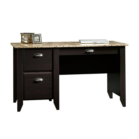 Sauder Samber Desk Granite Jamocha Wood