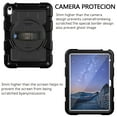 thumbnail image 2 of Dteck for iPad 10th Generation Case 2022 10.9 Inch with Soft TPU Screen Protector, Heavy Duty Rugged Protective Kids 10th Gen iPad Cover with Rotating Stand Hand/Shoulder Strap,Black, 2 of 6