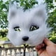 thumbnail image 1 of Uuiauoio Plastic Masquerade Mask Half Face Party Prop for Halloween Costume Accessory with Adjustable Strap for Men and Women, 1 of 3
