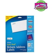 Avery White Return Address Label Inkjet 600ct