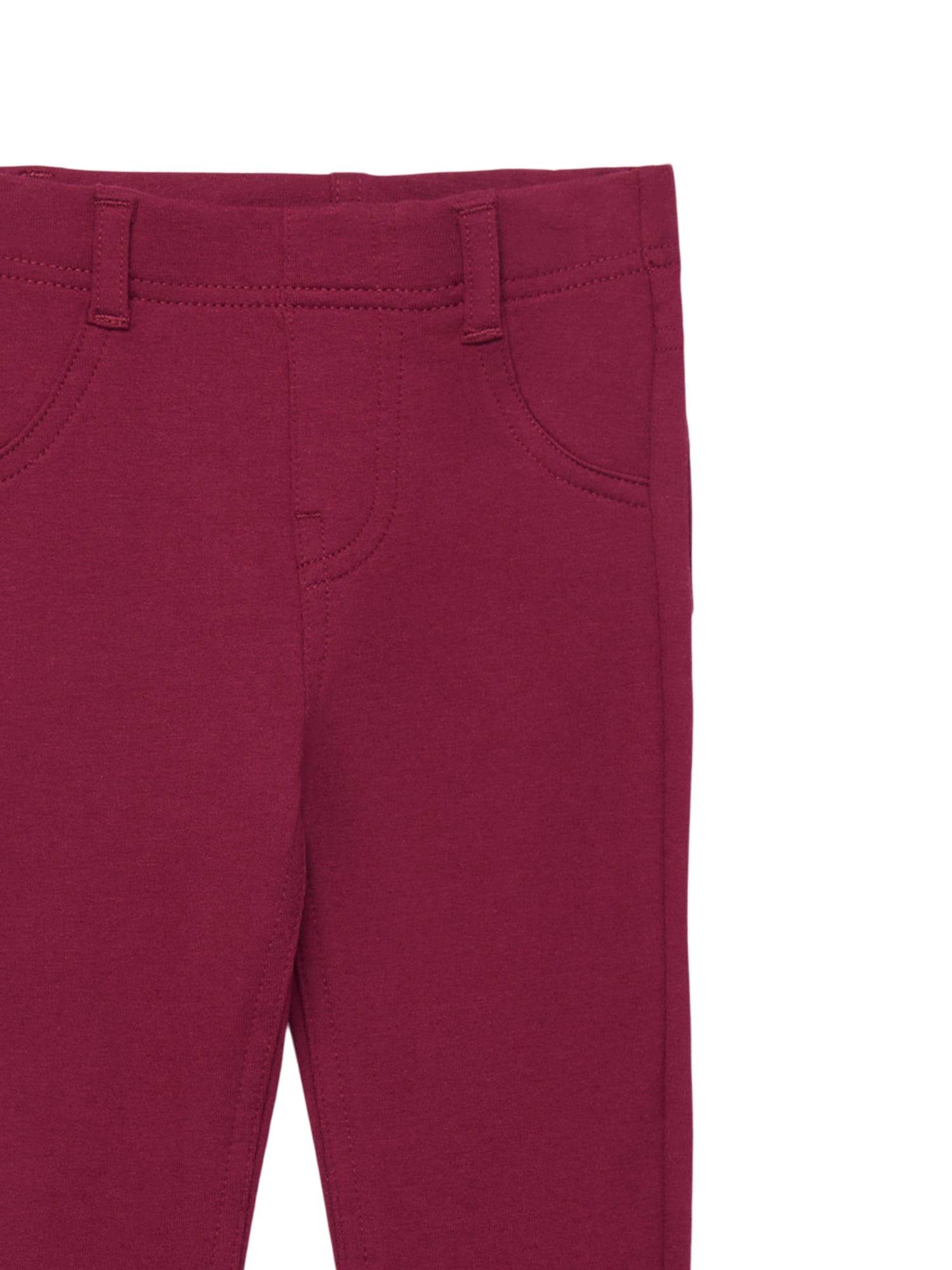 Garanimals Toddler Girl French Terry Jeggings, 3-Pack, Sizes 18M-5T