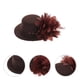 thumbnail image 2 of FELTECHELECTR Pinza para el pelo con forma de sombrero de plumas, elegantes pasadores para el pelo, horquilla para mascarada, 2 of 7