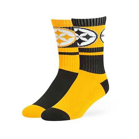 Fan Favorite - NFL Pittsburgh Steelers Wentworth Crew Crew Socks by Fan ...