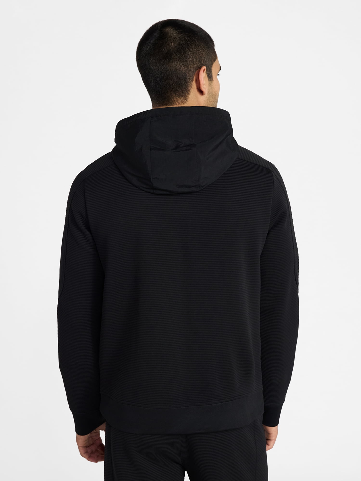 Athletic Works Men's and Big Men's Mix Media Hoodie, Sizes S-5XL