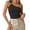 a-Black554125, variant on Womens Solid Color One Shoulder Ribbed Tank Top Form Fitting Cropped Stylish Sleeveless Top For Night Out Casual Occasions Black S