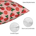 thumbnail image 3 of Fuzoiu Tomatoes Print Square Pillow Cover,Hidden Zipper Design,Luxury Square Pillow Case, Throw Pillow,Couch Cushion-26"x26", 3 of 6