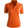 thumbnail image 2 of Doublju Women's Sport Wear 2-Button Polo Short Sleeve Shirt, 2 of 4