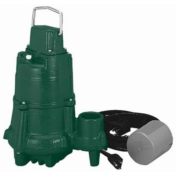Zoeller 98-0005 0.5 HP 115V Model 98 Cast Iron Automatic Sump Pump with Variable Level Float Switch