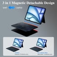 thumbnail image 3 of Funda con teclado WIWU para iPad de 11" magnética, desmontable y retroiluminada, 3 of 8