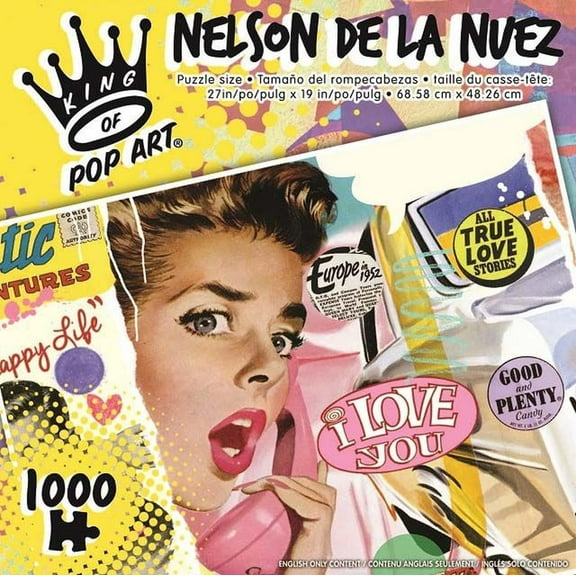 Nelson De La Nuez King Of Pop Art 1000 Piece Jigsaw Puzzle | Sweet Happy Life