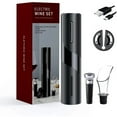 thumbnail image 1 of JJKBVCLO Wine Opener Rechargeable Automatic Corkscrew Cordless Wine Set With Foil Cutter Vacuum Stopper And Wine Pourer Ideal Wine Sets, 1 of 1
