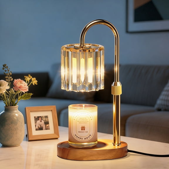Seenlast Dimmable Candle Warmer Lamp with Timer Height Adjustable Home Decor Wax Warmer Mother's Day and Birthday Gifts for Women