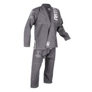 Raven Fightwear Men's Thor Jiu Jitsu Gi BJJ Uniform Grey