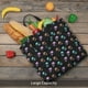 thumbnail image 5 of Fotbe purple cyan brown Skull Bolsa Tote con Estampado para Mujer, Bolsos con Cremallera, Bolsa de Hombro Casual de Gran Capacidad con Bolsillos Internos, 5 of 7