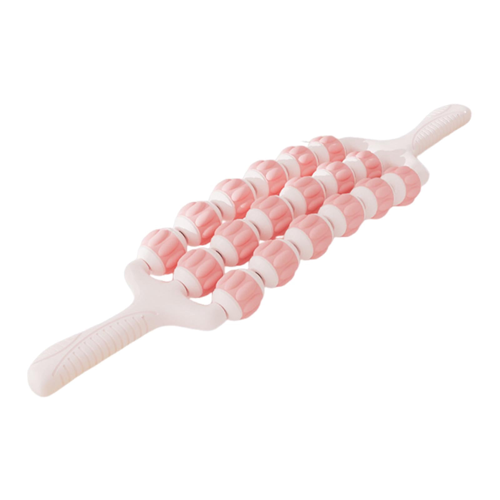Baoblaze Massage Roller Rod Sensory Integration Training Device Deep Tissue Calf Rolling Pink 3 Row