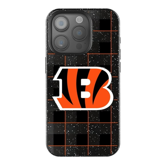 Keyscaper Cincinnati Bengals Plaid Bling iPhone Case