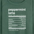 thumbnail image 3 of Instant Message - Christmas Peppermint Latte Nutrition  - Women's Lightweight French Terry Long Sleeve Shirt, 3 of 6