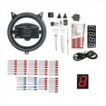 thumbnail image 1 of Kit de Reloj Electrónico DIY con LED Giratorio DS1302, Pantalla de Tiempo y Temperatura, para Aprender A Soldar, Practicar Soldadura A, 1 of 5